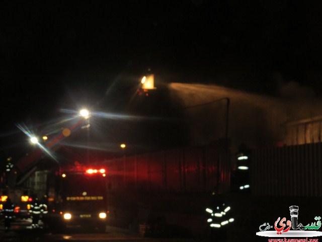 فيديو : حريق كبير جدا في مخازن لقطع الغيار لشركة تلدور 